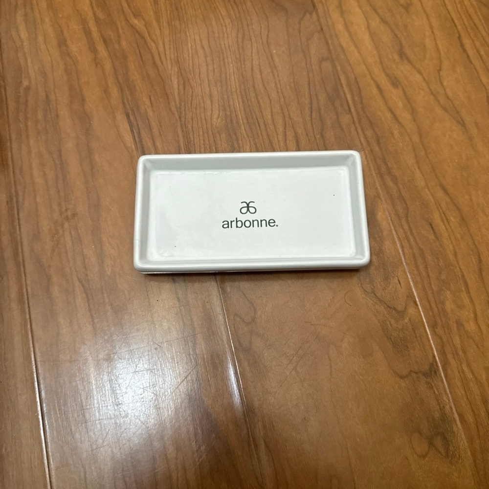Arbonne White Decorative Tray
